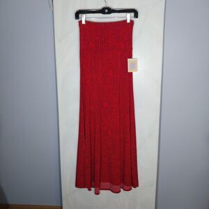 Lularoe Maxi Skirt/Strapless Dress XXS Vibrant Versatile Bold Boho Casual Chic